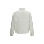 Brunello Cucinelli White Cotton Full-Length Jacket