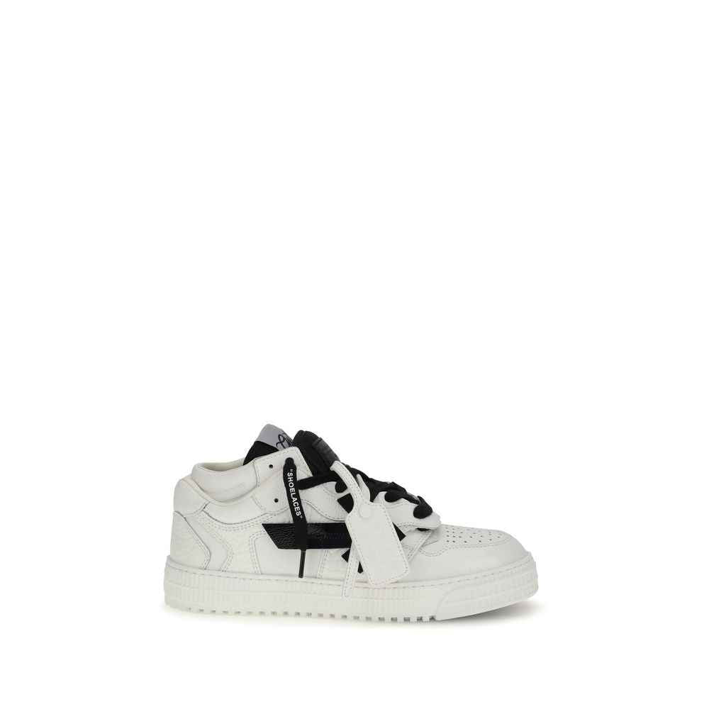 Off-White Multicolor Calf Leather Bos Taurus Athletic Sneakers