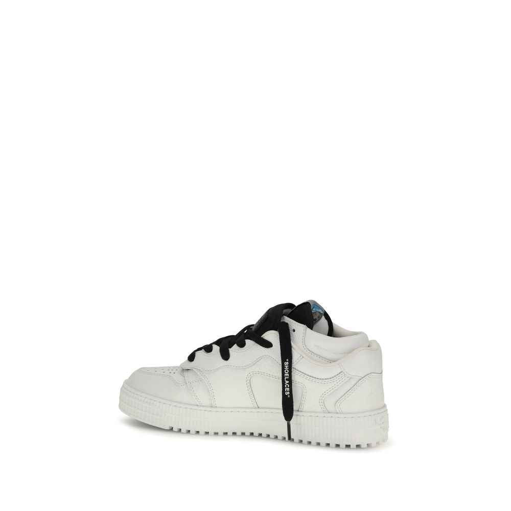 Off-White Multicolor Calf Leather Bos Taurus Athletic Sneakers