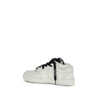 Off-White Multicolor Calf Leather Bos Taurus Athletic Sneakers