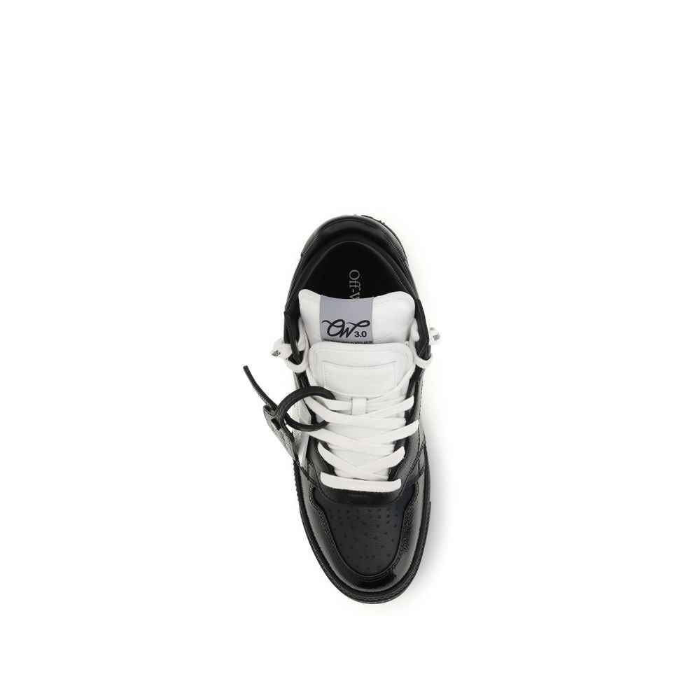 Off-White Multicolor Calf Leather Bos Taurus Athletic Sneakers