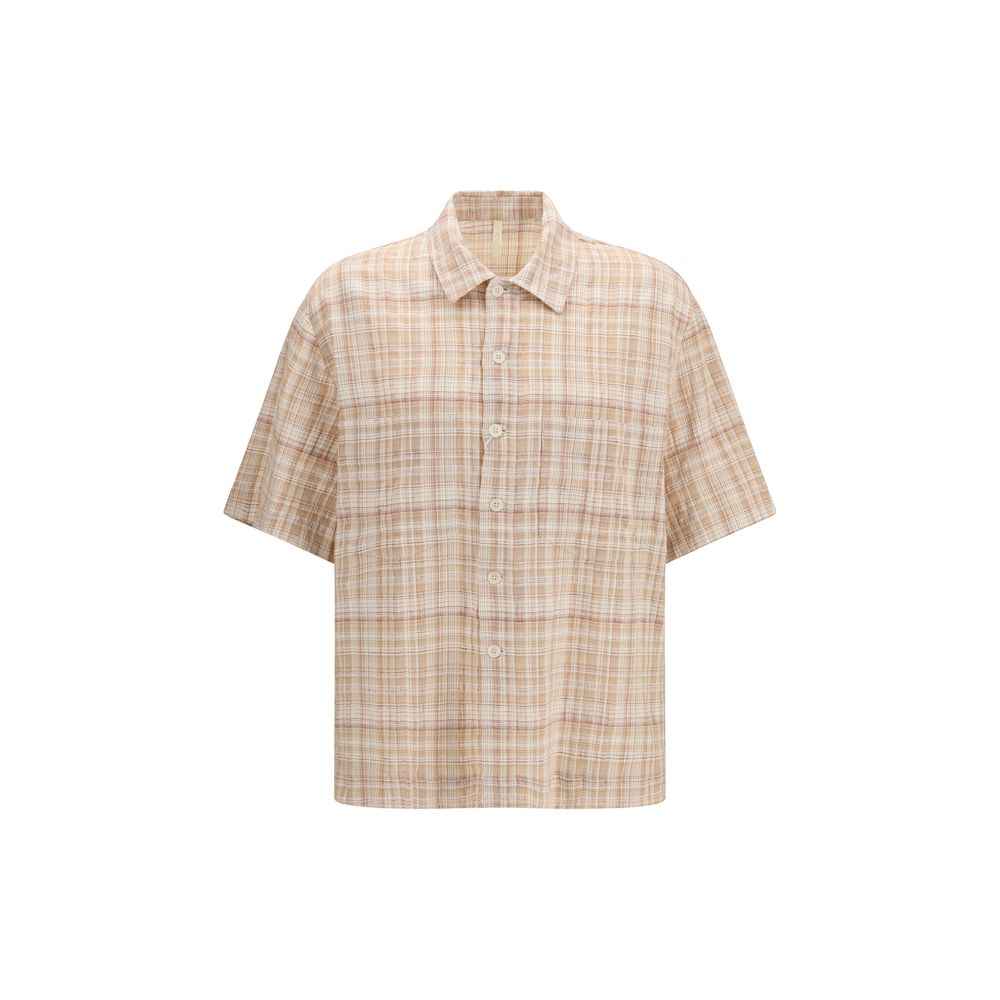 Sunflower Orange Cotton Pattern Shirt