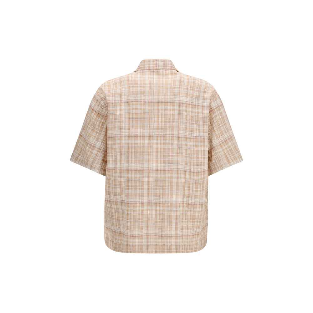 Sunflower Orange Cotton Pattern Shirt