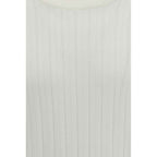 Brunello Cucinelli White Cotton Sweatshirt
