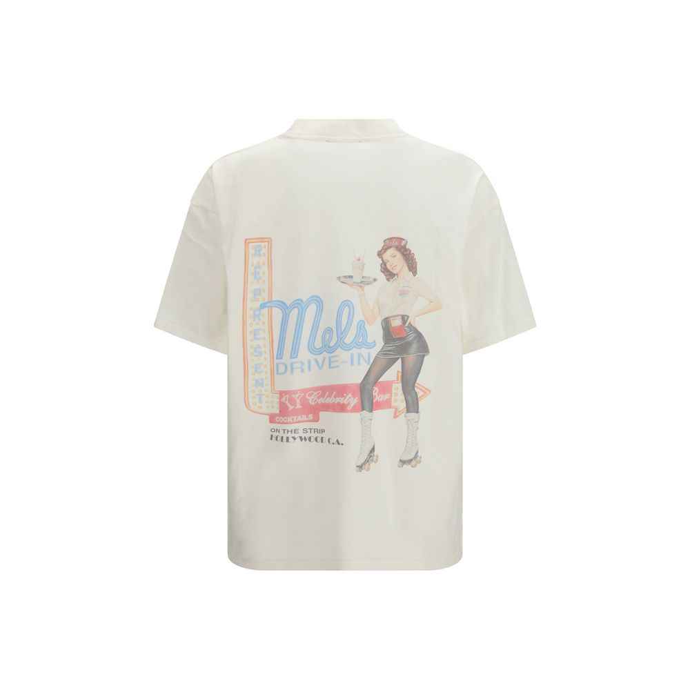 Represent White Cotton T-Shirt