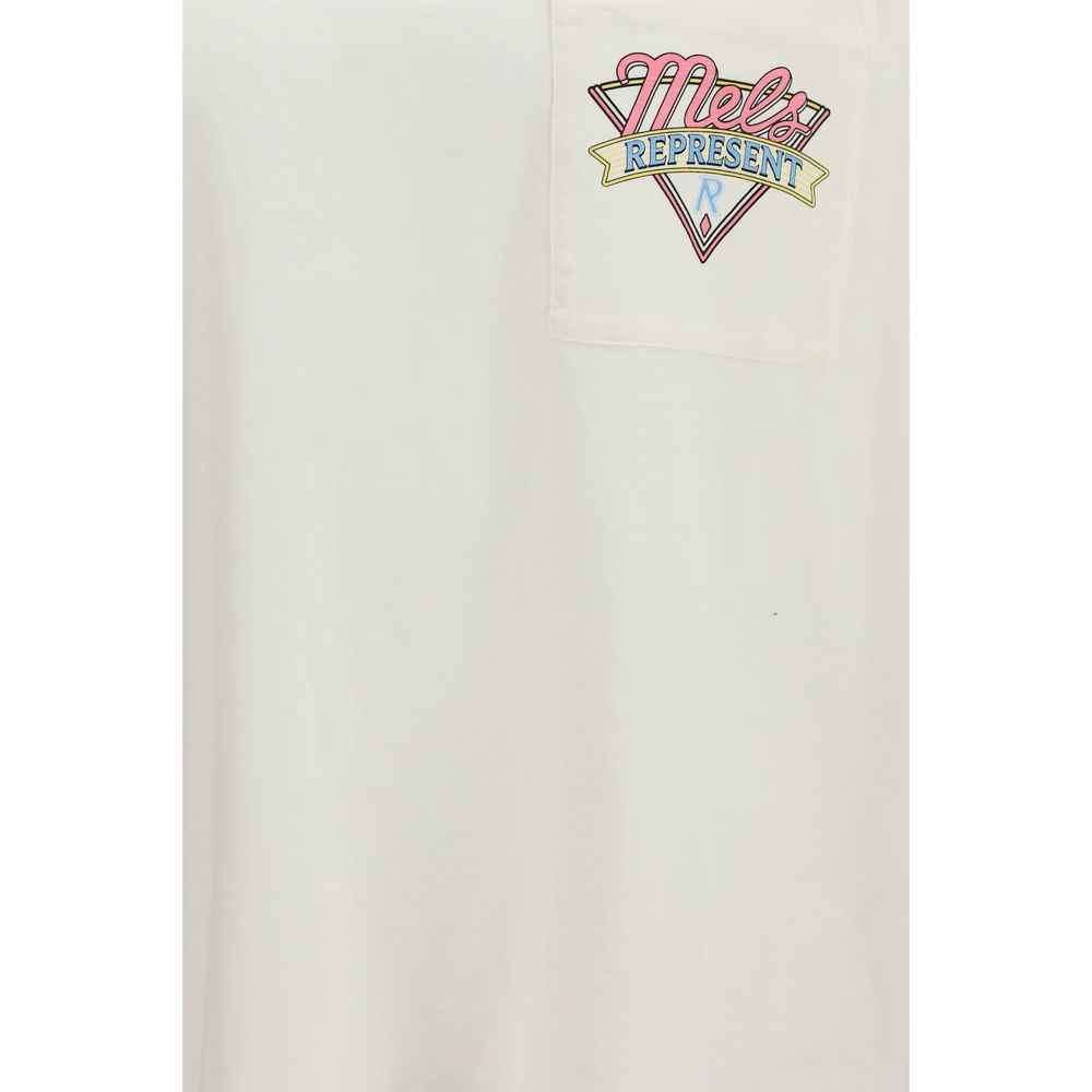 Represent White Cotton T-Shirt