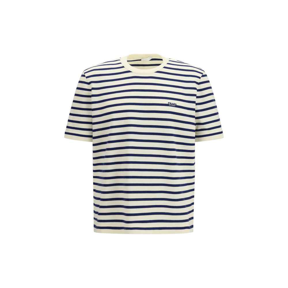 Prada Blue Cotton Sweatshirt