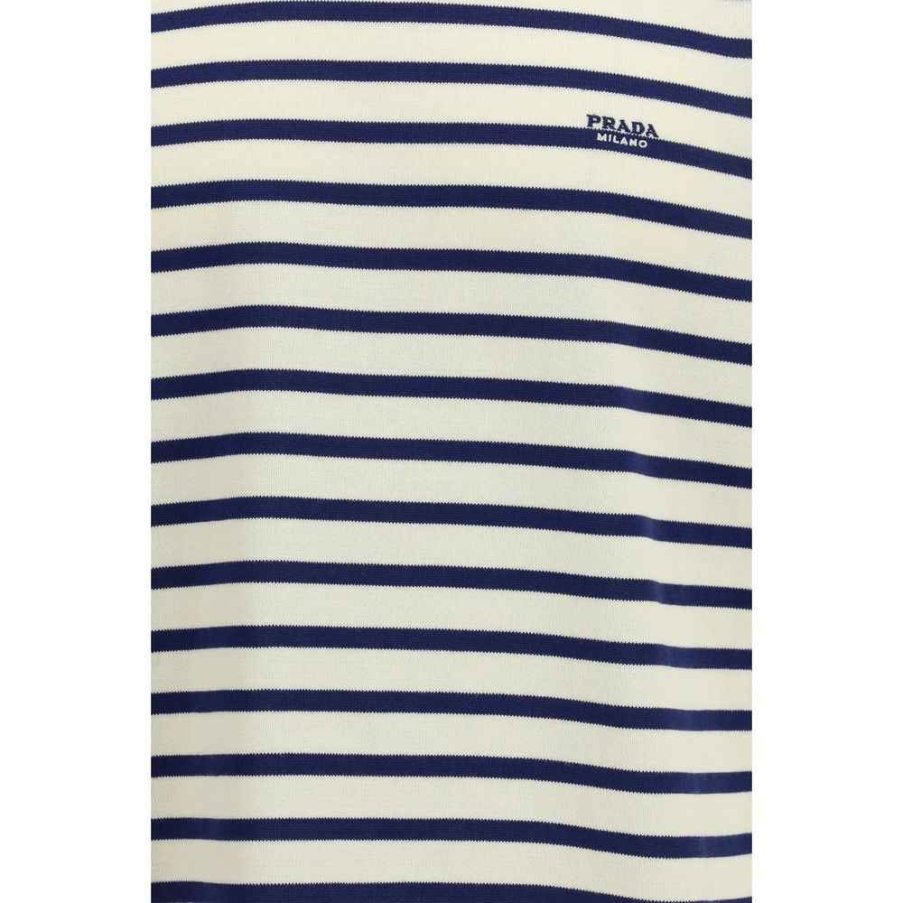 Prada Blue Cotton Sweatshirt