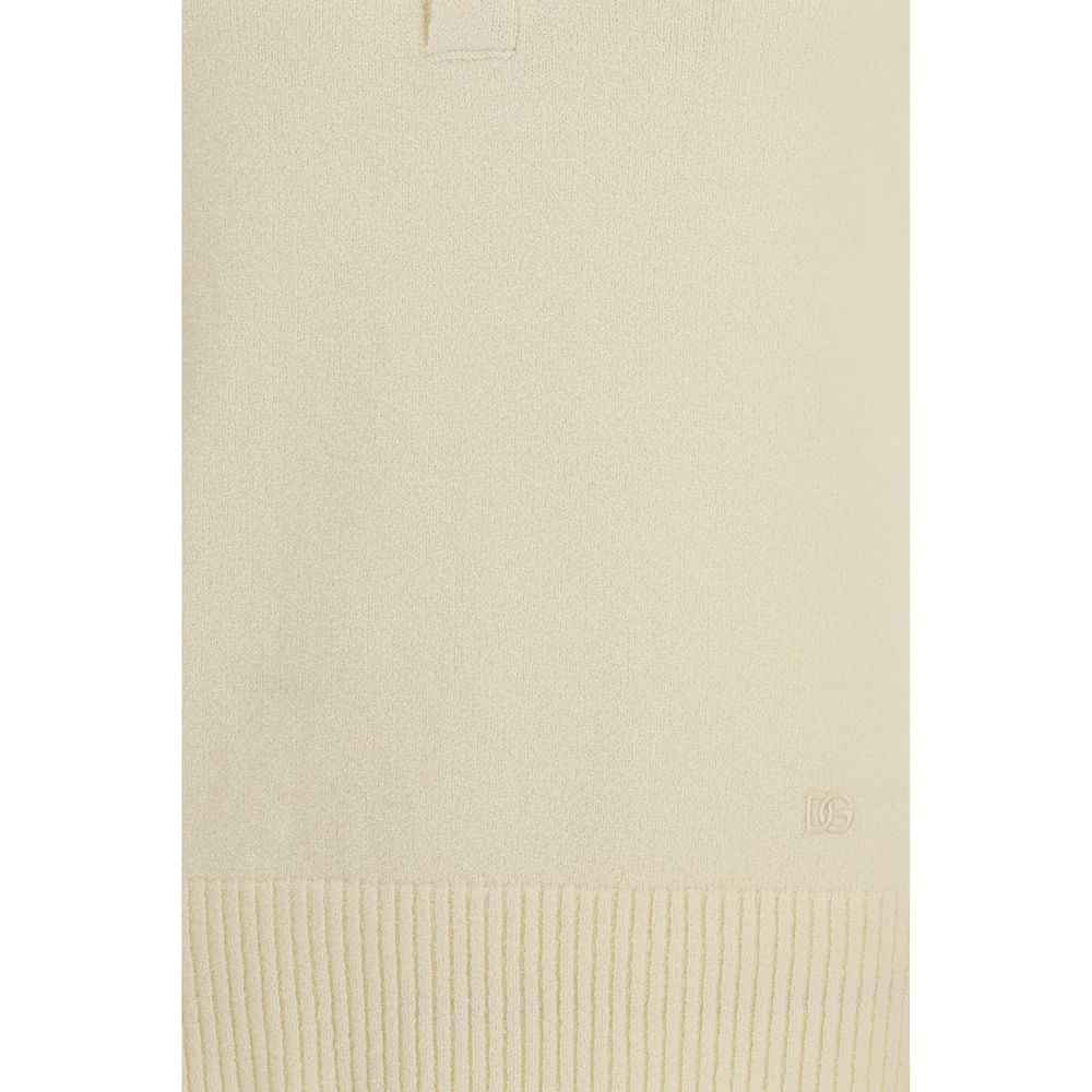 Dolce & Gabbana Beige Cotton Polo Shirt