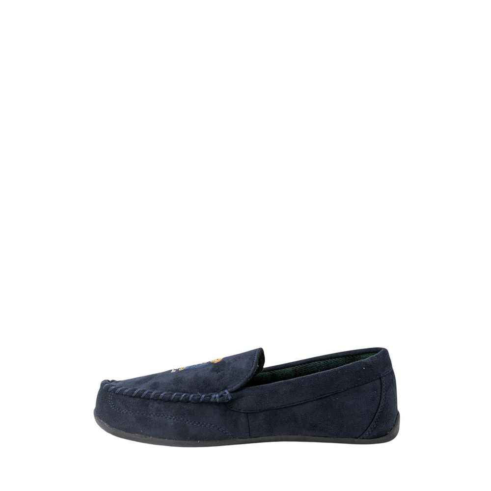 Ralph Lauren Blue Faux Fur Slippers