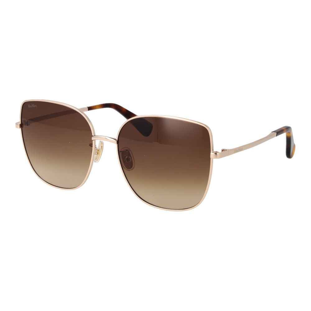 Max Mara Rose Gold Metal Sunglasses