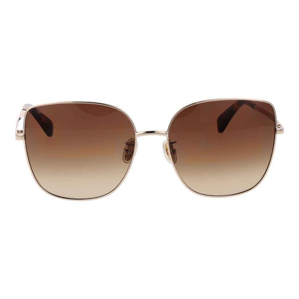 Max Mara Rose Gold Metal Sunglasses