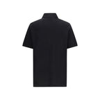 Dolce & Gabbana Black Cotton Polo Shirt