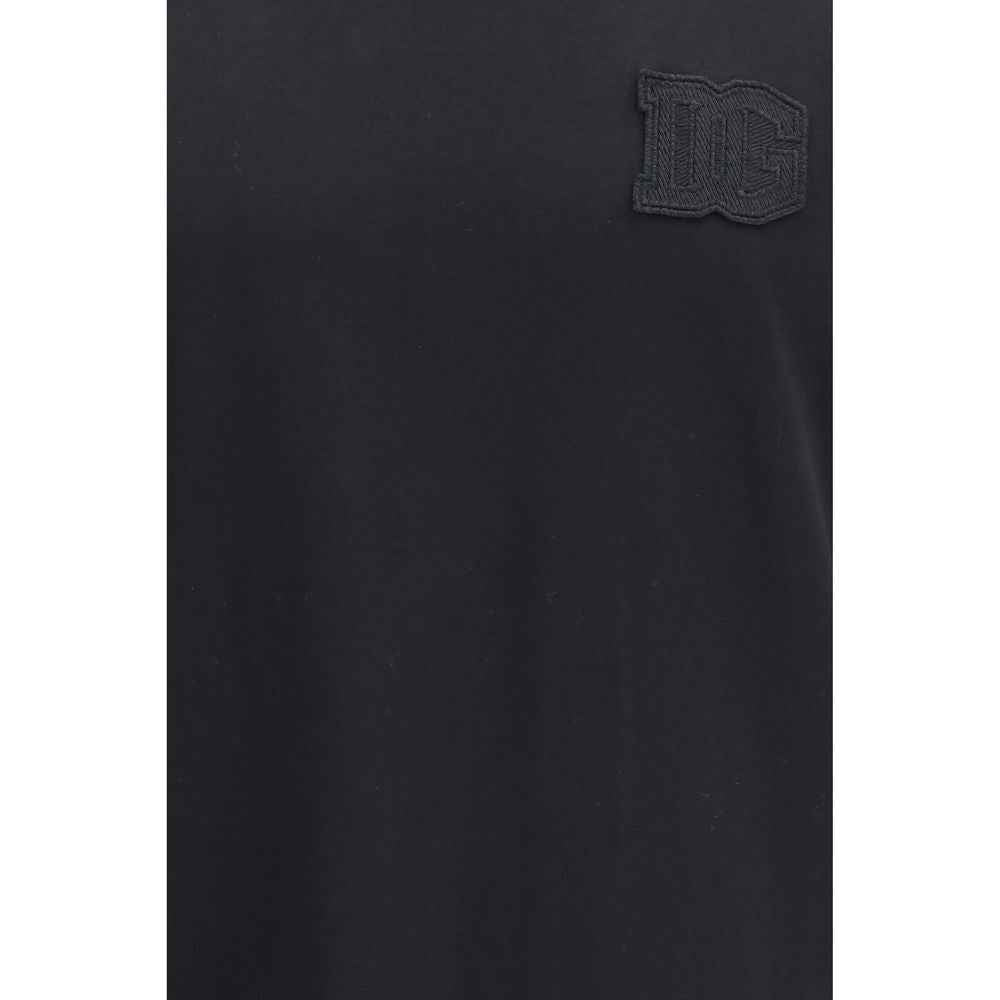 Dolce & Gabbana Black Cotton T-Shirt