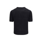 Dolce & Gabbana Black Cotton Polo Shirt