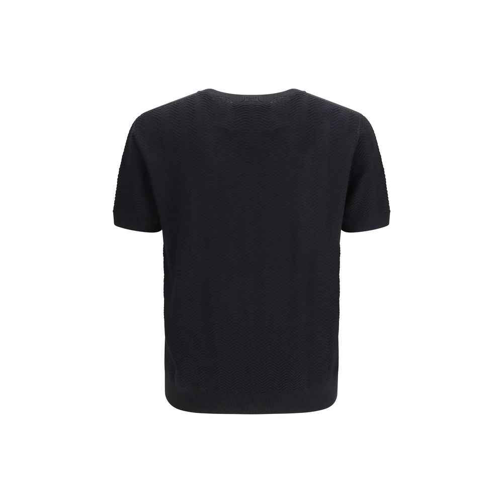 Giorgio Armani Black Silk Sweater