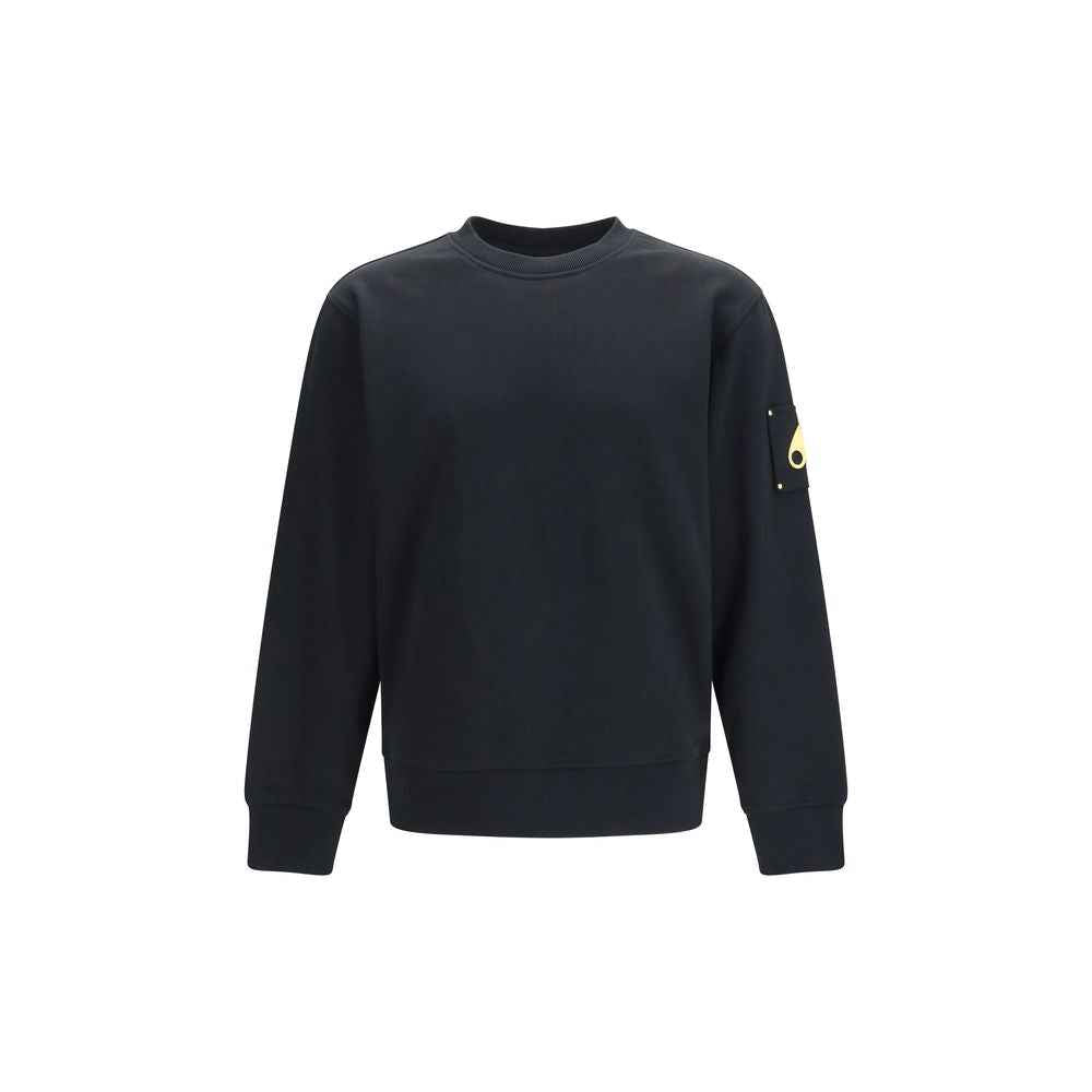 Moose Knuckles Black Cotton Sweatshirt