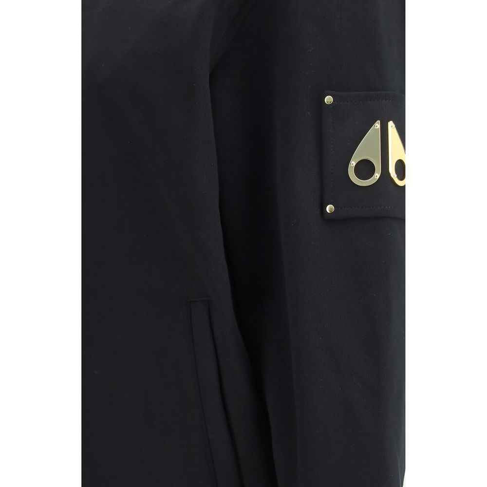 Moose Knuckles Black Cotton Sweatshirt