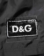 Dolce & Gabbana Black Polyester Drawstring Men Shorts Swimwear