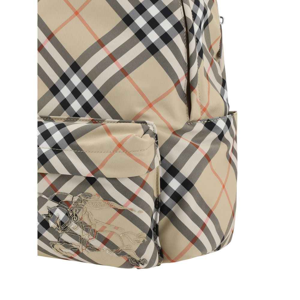Burberry Beige Polyester Backpack