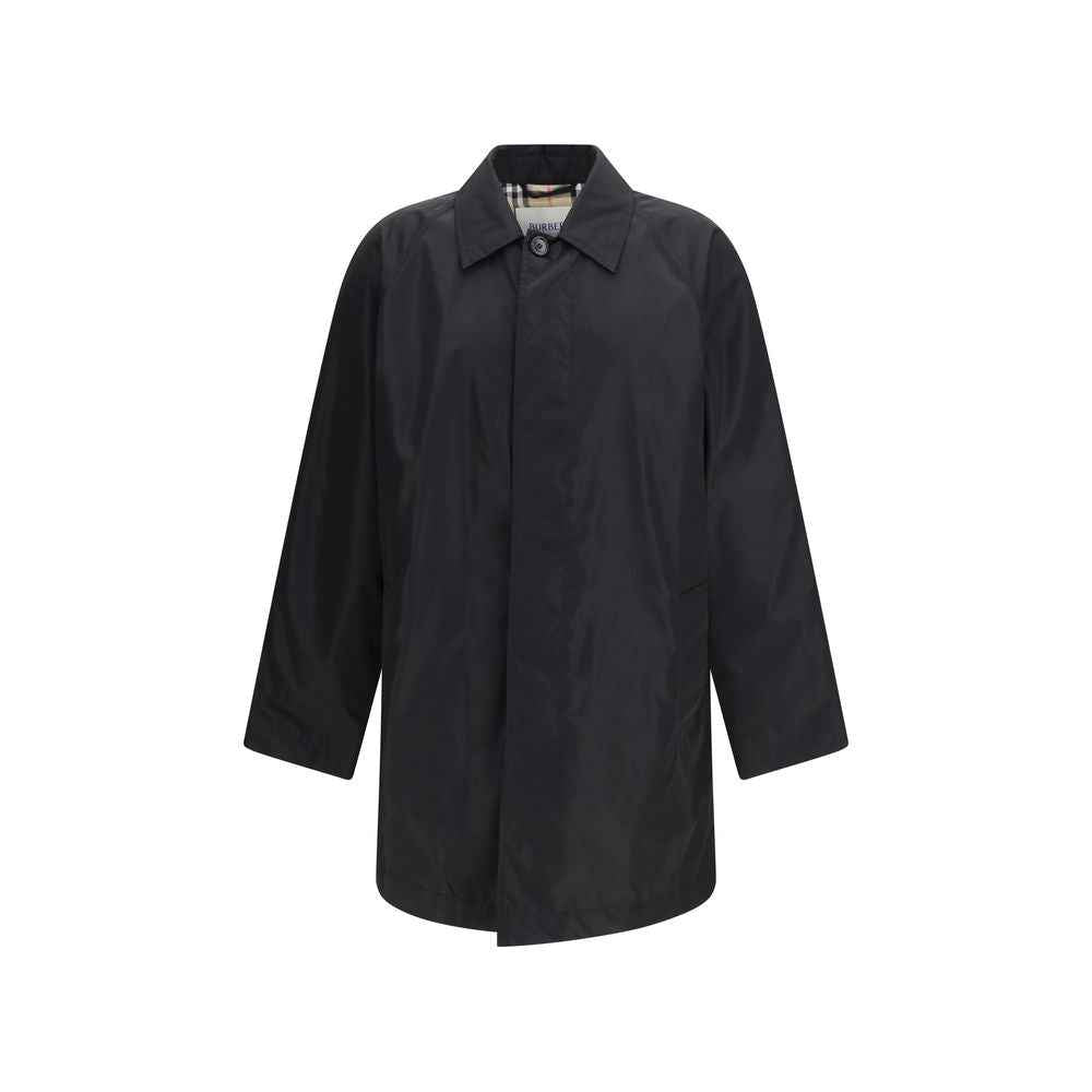 Burberry Black Polyester Coat