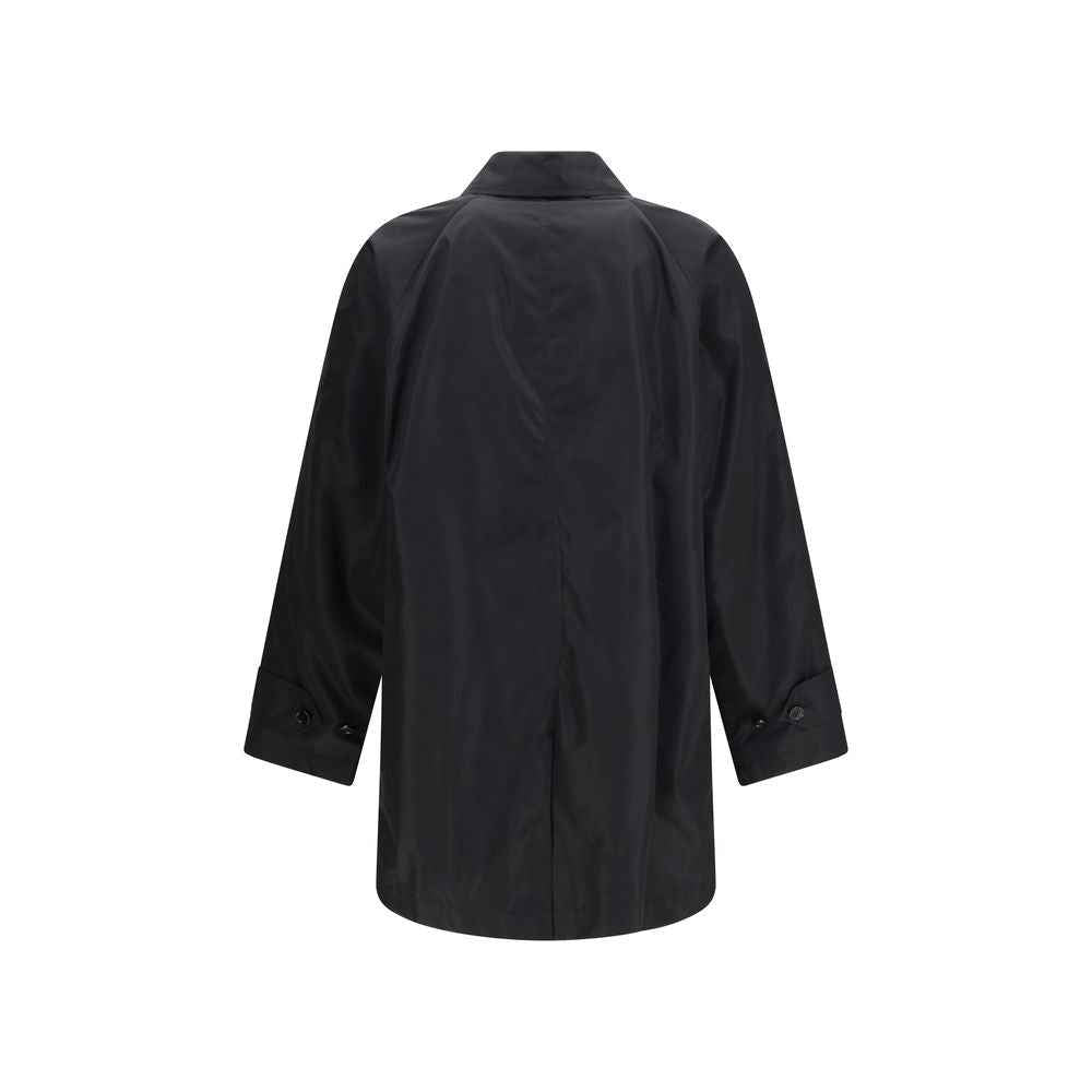 Burberry Black Polyester Coat