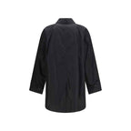Burberry Black Polyester Coat