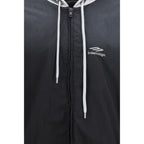 Balenciaga Black Polyester Shell Jacket