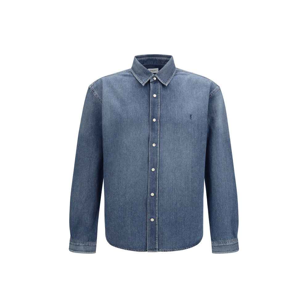 Saint Laurent Blue Denim Shirt