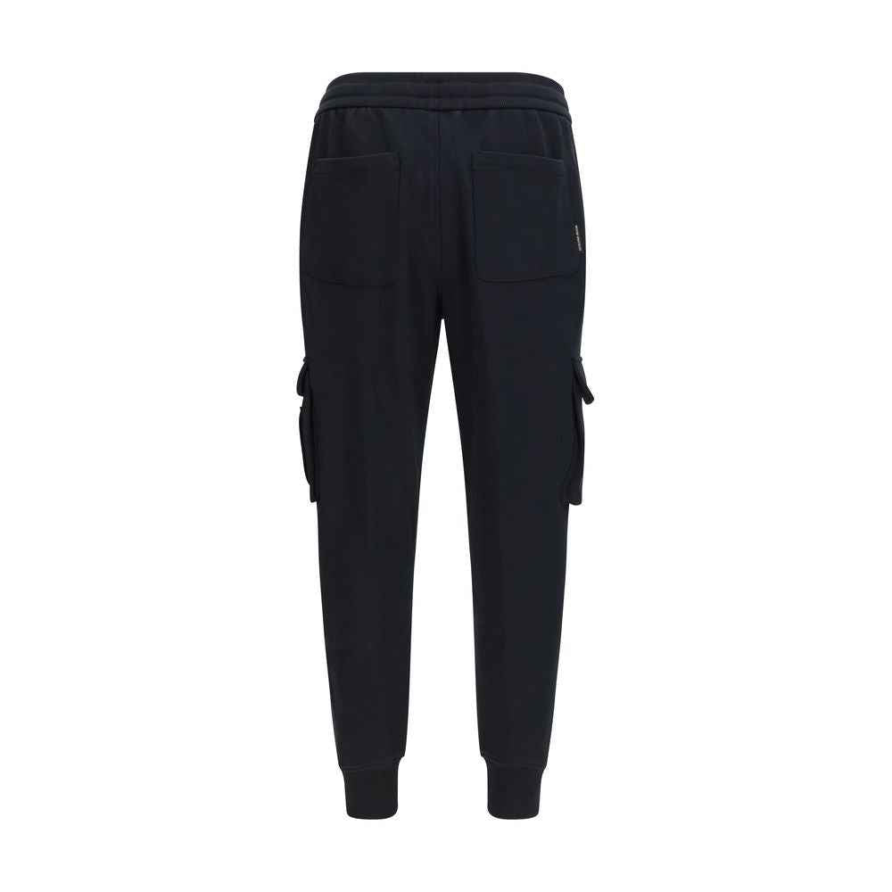 Moose Knuckles Black Cotton Casual Pants