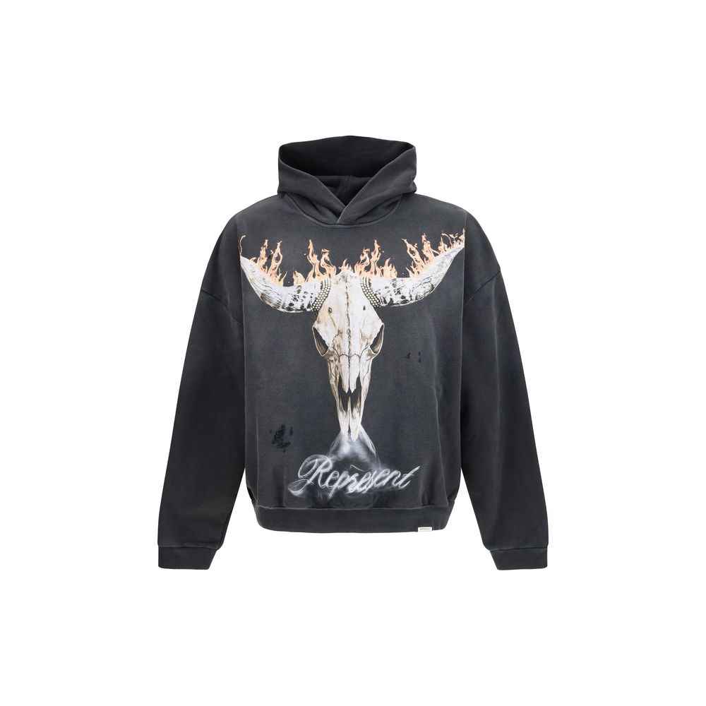 Represent Gray Cotton Sweatshirt