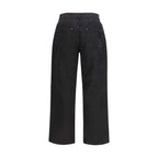 Represent Black Cotton Casual Pants