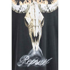 Represent Black Cotton T-Shirt