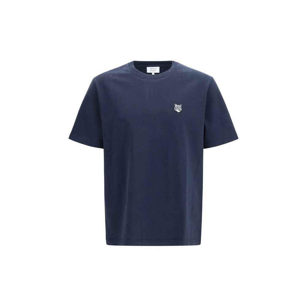 Maison Kitsuné Blue Cotton T-Shirt