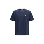 Maison Kitsuné Blue Cotton T-Shirt