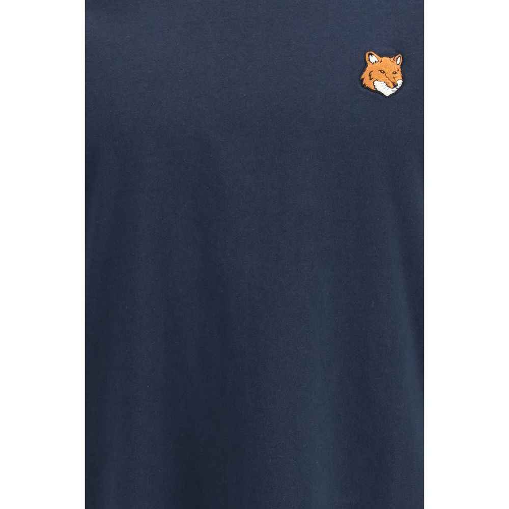 Maison Kitsuné Blue Cotton T-Shirt