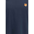 Maison Kitsuné Blue Cotton T-Shirt