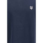 Maison Kitsuné Blue Cotton T-Shirt