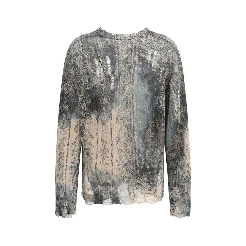 R13 Blue Linen Sweater