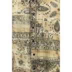 R13 Bicolor Cotton Pattern Shirt