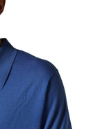 Dolce & Gabbana Blue Cashmere Short Sleeves Polo  T-shirt