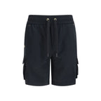Moose Knuckles Black Cotton Bermuda Shorts
