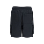 Moose Knuckles Black Cotton Bermuda Shorts