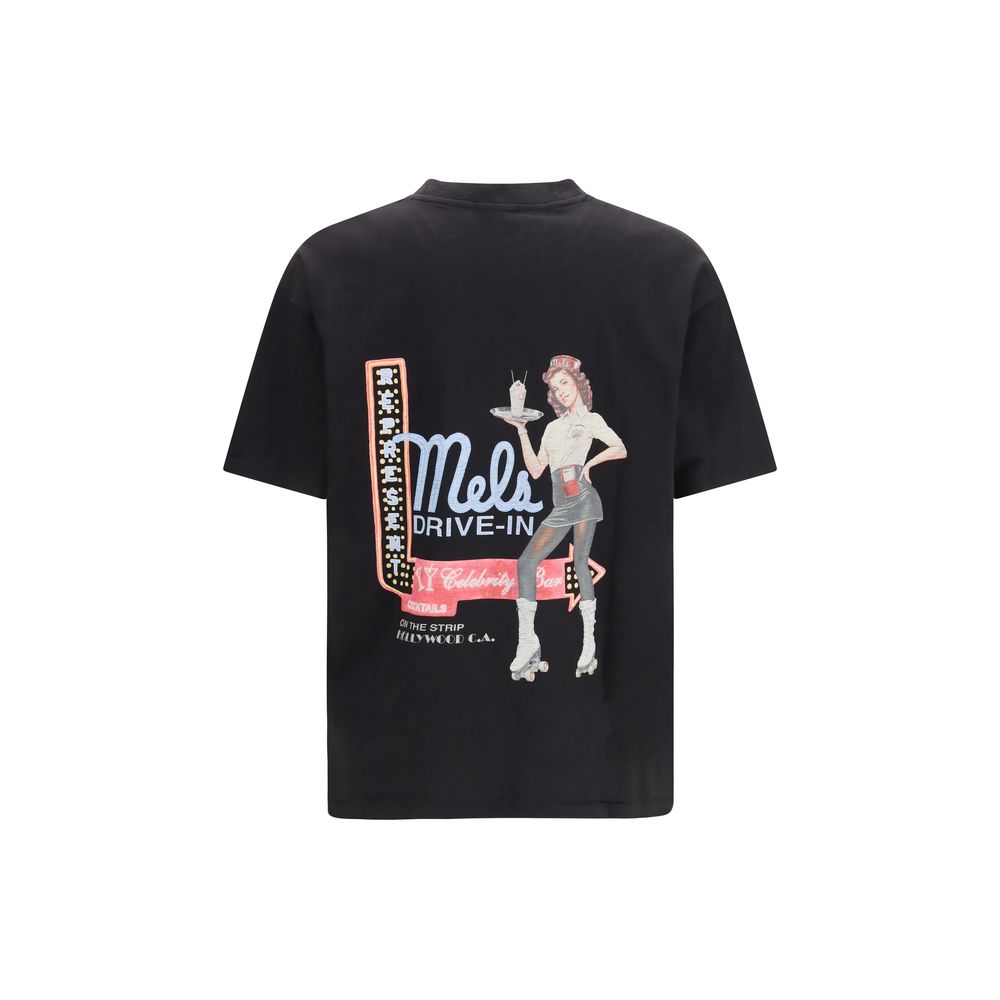 Represent Black Cotton T-Shirt