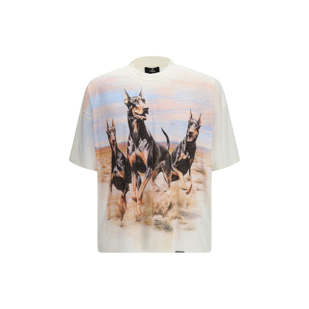 Represent White Cotton T-Shirt