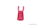Marc Jacobs The Shiny Crinkle Micro Tote Magenta Leather Crossbody Bag Handbag
