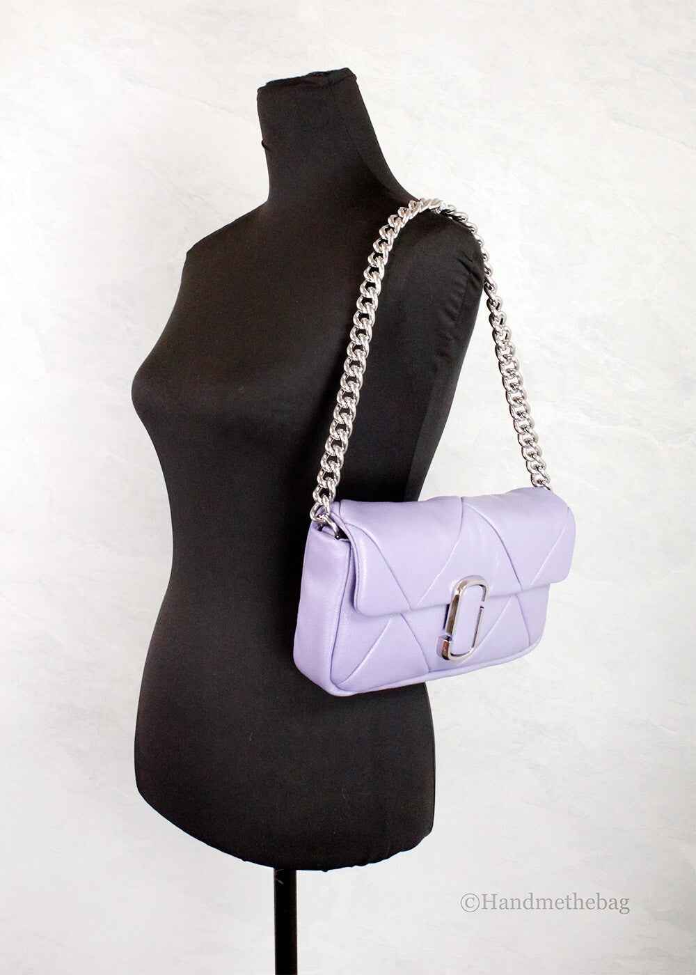 Marc Jacobs The J Marc Daybreak Diamond Quilted Leather Shoulder Crossbody Bag