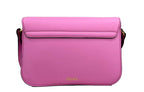 Versace La Medusa Pink Leather Shoulder Crossbody Bag Purse