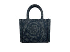 Versace Women'S 'Extra Small Athena' Shopping Bag Black