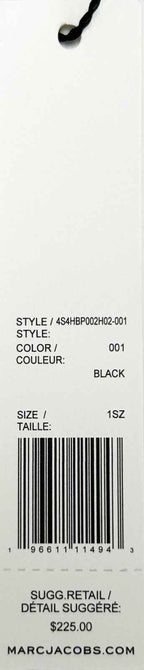 Marc Jacobs Small Black Quilted Backpack Bookbag